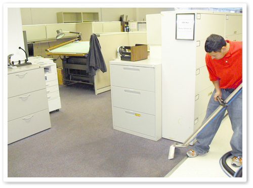 辦公室清潔示意圖